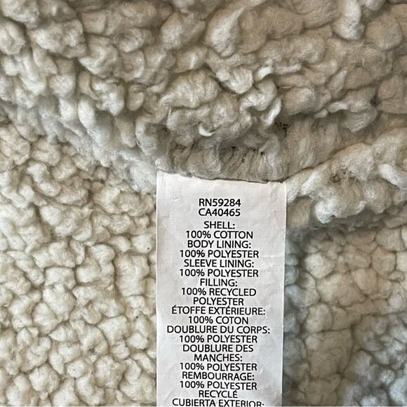 The Children's Place Boys Plaid Blue Sherpa-Lined Shirt Jacket NWT Size 7-8 - Picture 6 of 6